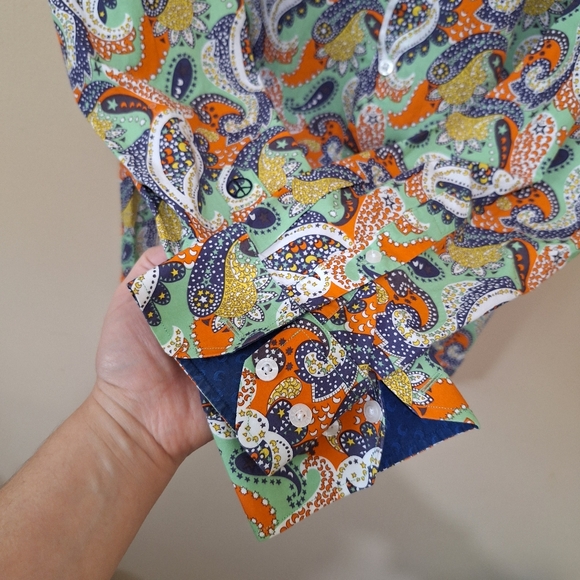 John Lennon Paisley Button Down Shirt - Picture 5 of 6